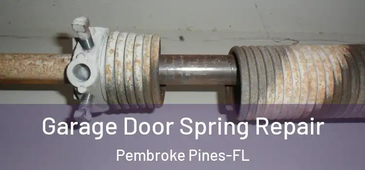 Garage Door Spring Repair Pembroke Pines-FL